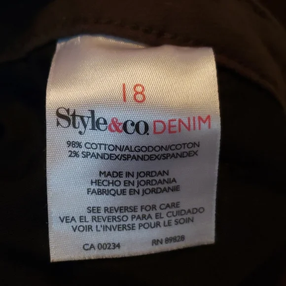 NWT Style & Co. Jeggings - Picture 4 of 5